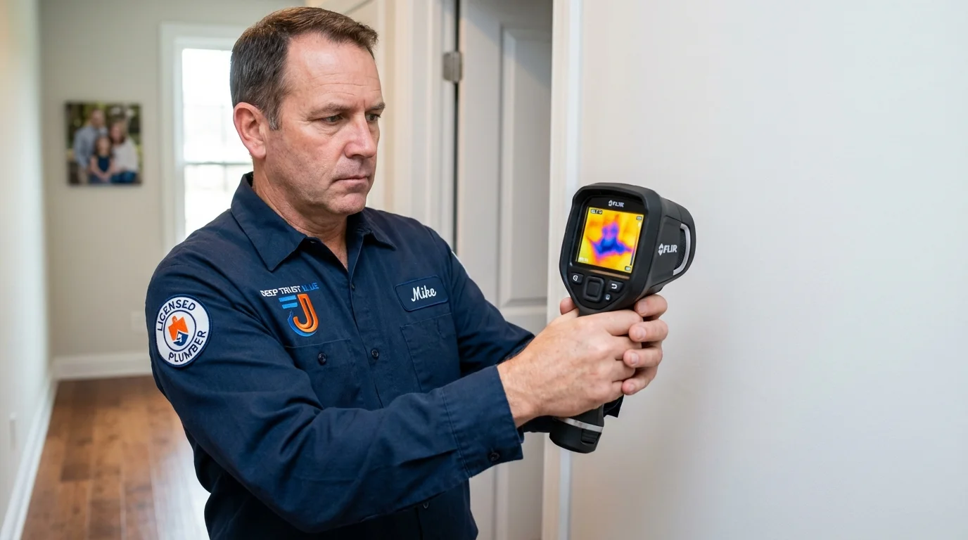 Thermal imaging leak detection by Johns Plumbing LLC in Yorba Linda